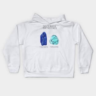 Decemeber Birthstones Pack - Tanzanite and Turquoise Kids Hoodie